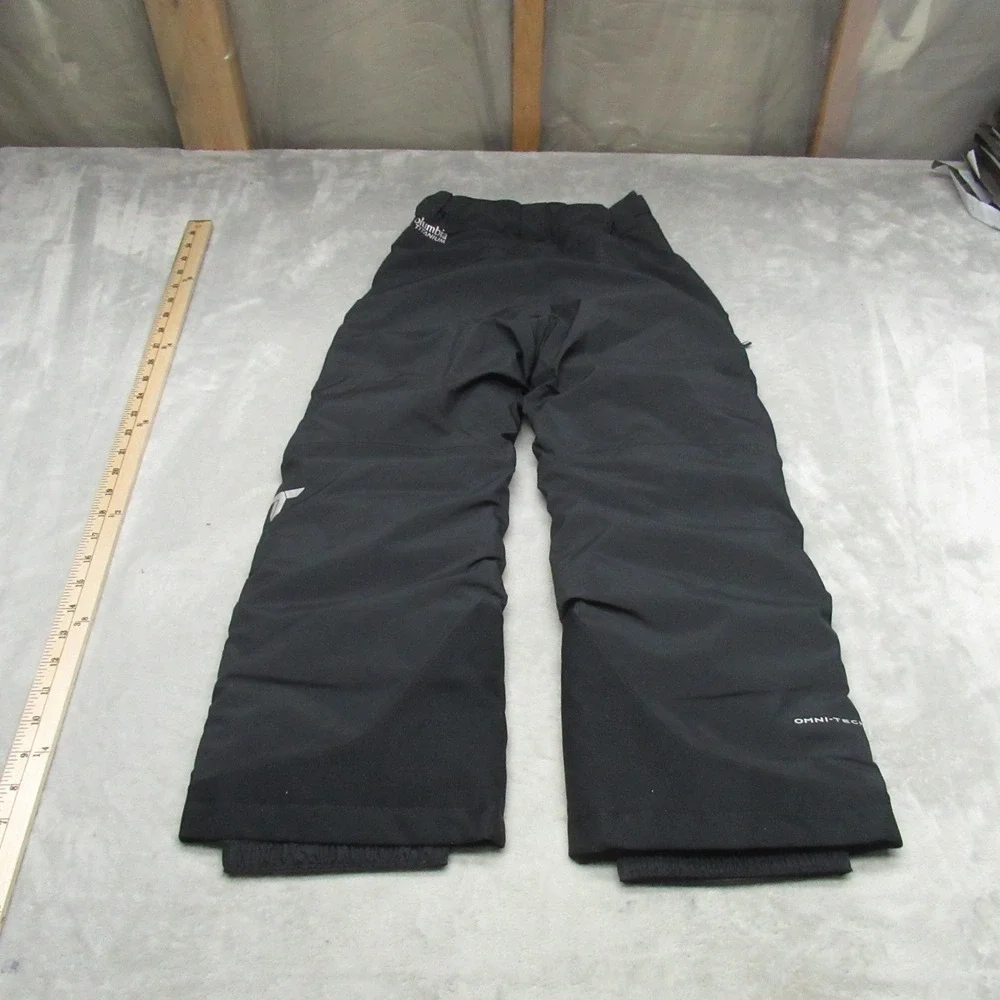 Columbia Snow Pants‎ Kids XS 6/7 Black Titanium Waterproof Insulated 20x20